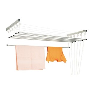 Varal  parede/teto alumínio c/1 pç 1,40m 10 kg141042