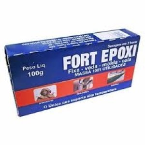 Massa forte epoxi 100gr c/1pç
