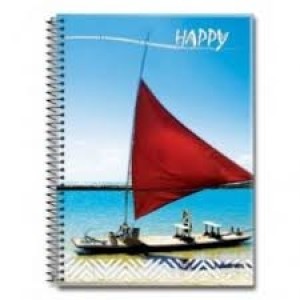 Caderno universitário 20x1 c/1 pç c/d  400f  credeal   happy 209783