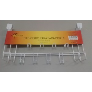 Cabide de porta c/10 ganchos  38x28cm mz-47002