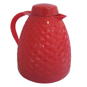 Bule térmico rattan 400ml vermelho 921 c/1pc