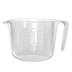 Medidora c/ alca 1lt c/1pç 9227 cristal injetemp