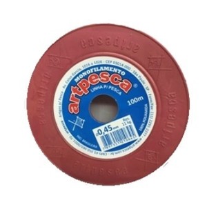 Linha pesca artpesca 0,45 caixa c/20pçs c/100 mts cada