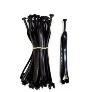 Tira de chinelo preta 41/42 c/10 pares explendor