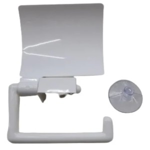 Porta papel higienico com tampa branco c/1pç 641 daivak
