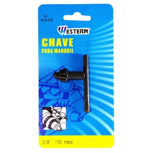 Chave  mandril 3/8 10mm c/1pç  4340   western