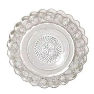 Prato de vidro estrela fundo 3