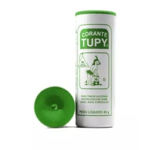 Tinta tupy verde primavera 26 c/6pçs algodão tingir roupa