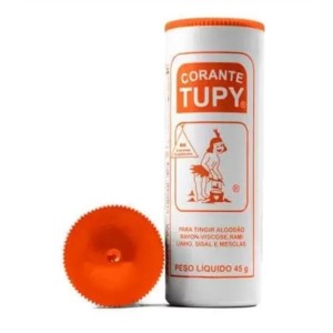 Tinta tupy laranja california 06 c/6pçs tingir roupa