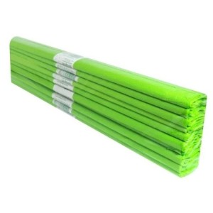 Papel crepom verde folha c/10pçs 48mt 830009 nova print/ridet