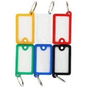 Chaveiro k-7 identificador de chaves c/6pçs western