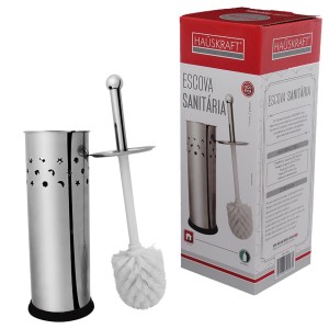 Escova sanitaria c/1pç inox escs-004