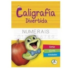Livro aprenda em casa caligrafia numerais c/1 pç todolivro