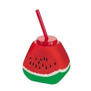 Copo c/ canudo melancia c/1pç 03.21 0,65l injetemp