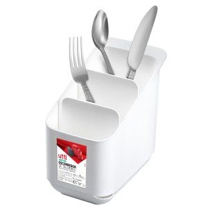 Escorredor de talheres branco c/1pç utti or45610