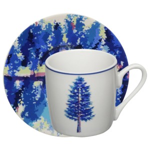Jogo de xícara para café blue tree c/6 pçs jgxc066