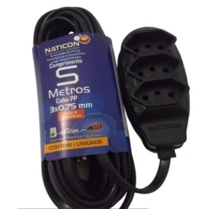 Extensão 05mts tirpolar naticon / dans c/1pç 565 2542 2p+t pto