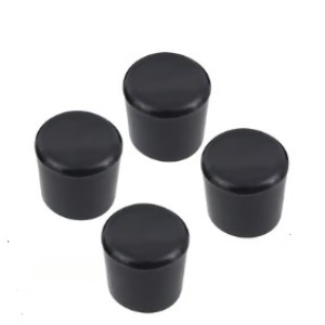 Ponteira pvc c/arruela 5/8 preta c/4pçs 0048 dpg