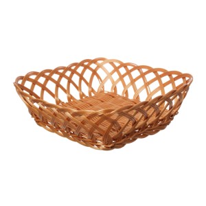 Cesto rattan quadrado Lily 23,5cm rtan012