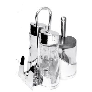 Galheteiro 3pçs + porta guardanapo 0067 top mix