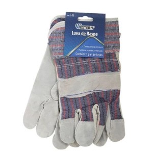 Luva raspa 7cm l-02 c/1par western