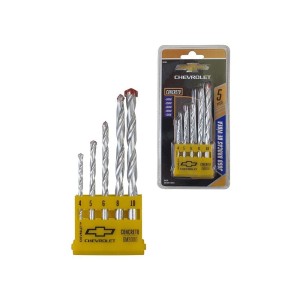 Jogo 5 brocas vídea 4mm a 10mm gm3000