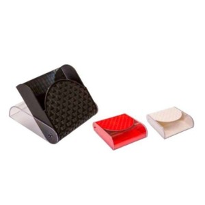 Porta guardanapo ratan color 236cl c/1pç giotto