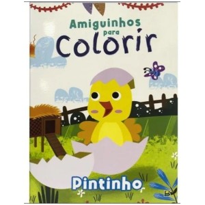 Livro amiguinho para colorir pintinho 1162306 c/1 pç totolivro