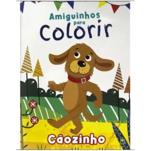 Livro amiguinho para colorir caozinho 1162268 c/1pç todolivro