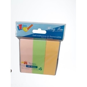 Bloco adesivo postit c/3 pçs c60359 76x76