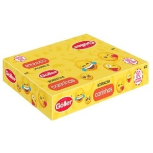 Borracha carinhas c/24pcs 6670 g-1670 goller