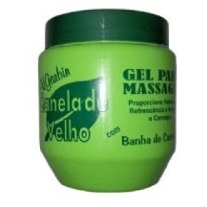 Gel massagem pote 240ml c/1 pç garbin canela de velho garbin